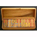 Handcrafted Wood Dominoes Game