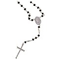 Sterling Silver Onyx Rosary