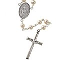 Sterling Silver Pearl Rosary