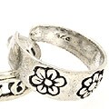 Sterling Silver Spring Time Toe Ring Set
