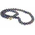 14k Freshwater Cultured Black Pearl Strand (7-8mm/18in)