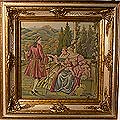 Dame Lago Framed Italian Tapestry