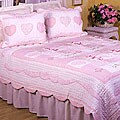 Sugar and Spice Cotton Patchwork Quilt Set (Twin)