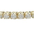 14-kt Yellow Gold 4-ct Diamond Tennis Bracelet (G-H, SI-I)