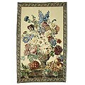 Fruits and Floral Ivory Chenille Wall Tapestry