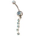 Glitz Sparkle Chain Curved Barbell