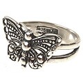 Sterling Silver Butterfly Ring