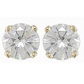 14k Gold 1/2ct TW Round Diamond Stud Earrings (H-I/ I2)