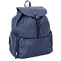 Black Leather Jumbo Backpack
