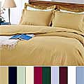 230 Thread Count Damask Stripe Duvet Cover Set