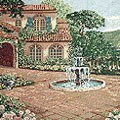 Coastal Villa Wall Tapestry (59" x 39")
