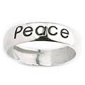 Sterling Silver Peace Ring