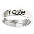 Sterling Silver "Love" Ring