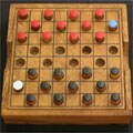 Handcrafted Travel Checkers Game