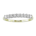 14k Gold 1/4ct TDW Round Diamond Anniversary Ring (G-H/ I1-I2)