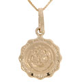 14k Yellow Gold Baptism Medal