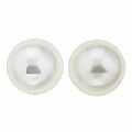 14k Cultured White South Sea Pearl Earrings (9-9.5 mm)