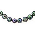 14k Cultured Freshwater Black Pearl Strand (9-10 mm/18 in.)