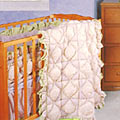 Priscilla Puff 4-piece Crib Set