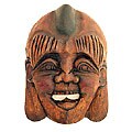 Handcarved Happy Buddha Wall Hanging