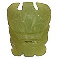 Jade Buddhist Spirit Masks (Set of 6)