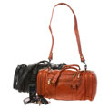 Small 13-inch Leather Duffel Bag