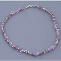 Handmade Light Purple Amethyst Necklace