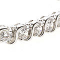 Sterling Silver CZ Tennis Bracelet