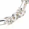 Handmade Silver Link Bracelet with Toggle Clasp