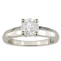 14k Gold 1ct TDW Round Diamond Solitaire Ring (G-H, I1-I2)