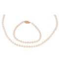 Pearl Child's Necklace/ Bracelet Set