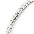 Sterling Silver CZ Classic Bracelet