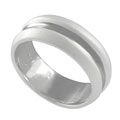 Sterling Silver Matte Finish Ring