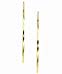 14k Yellow Gold Swiss-cut Hoop Earrings