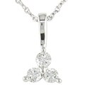 10k Gold 1/6ct TDW Diamond Triangle Necklace