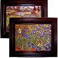 Vincent van Gogh Flower Garden Framed Canvas Collection