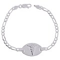 Sterling Silver Medical ID Bracelet