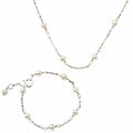 Cultured Pearl Children's Necklace and Bracelet Set