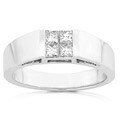 14k Gold 1/4ct TDW 4-diamond Band (H, SI2-I1)