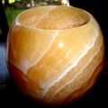 Large Alabaster Globe Votive (Egypt)