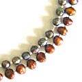 Grey and Brown Freshwater Pearl Necklace (USA)