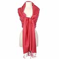 Himalaya Trading Co Pashmina and Silk Raspberry Shawl