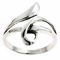 Sterling Silver Ribbon Ring