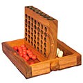 Wood Connect Four Travel Size Game