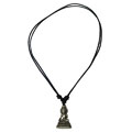 Sterling Silver Buddha Pendant Necklace