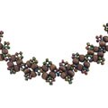 Rainbow Beaded Cat's Eye Bracelet