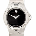 Movado Sports Edition Woman's Black Dial Watch