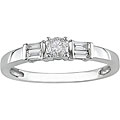 14k Gold 1/4ct TDW Round Diamond 3-stone Ring (G-H/ I1-I2)