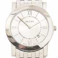 Gucci Men's Stainless Steel Watch with Silver Dial