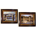 Monet Bridges Framed Canvas Collection